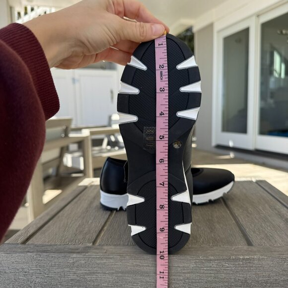 New ALL BLACK MJ Platform Ballet Flats Mary Jane Sneakers Black US 7 / EUR 37 - Picture 10 of 16